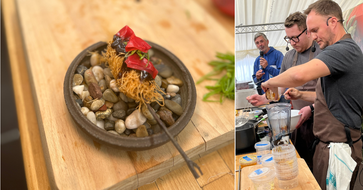 Josh Angus of HIDE on the TSC Live stage at UCFF